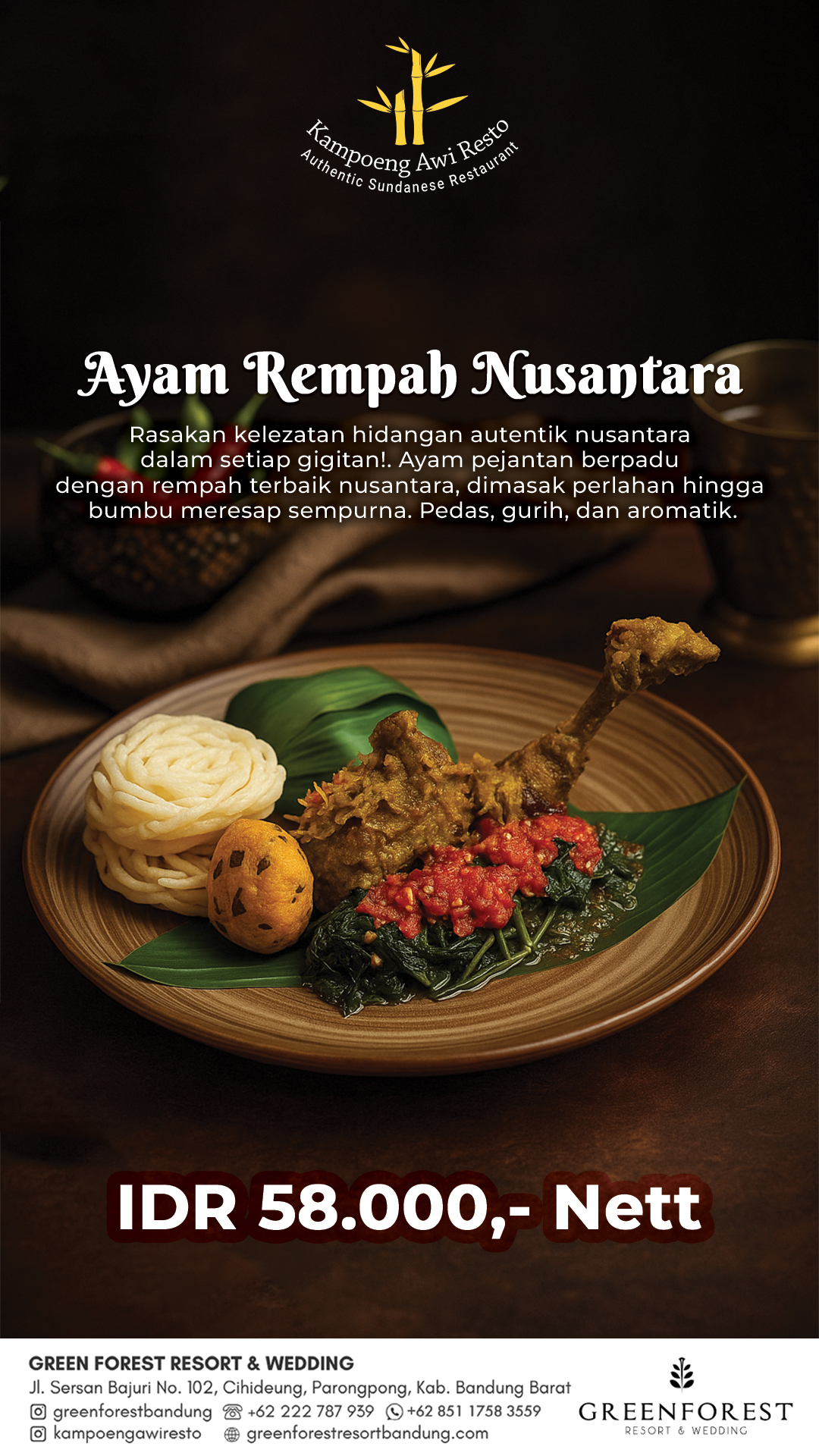 Ayam rempah nusantara