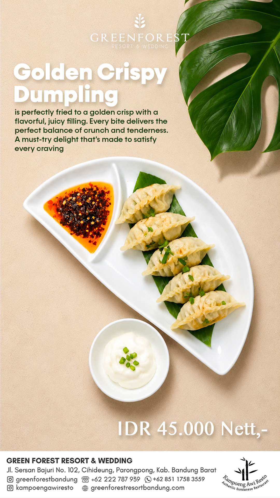 GOLDEN CRISPY DUMPLING